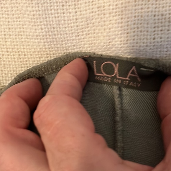 Lola made in Italy silk blouse size L - Picture 5 of 10